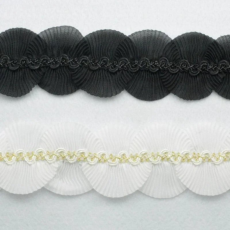 2 Meters/78.74 Inches Per Pack of New Fashion Garment Accessories, Lace Trim for Sewing, Exquisite Couple's Headwear with Presse