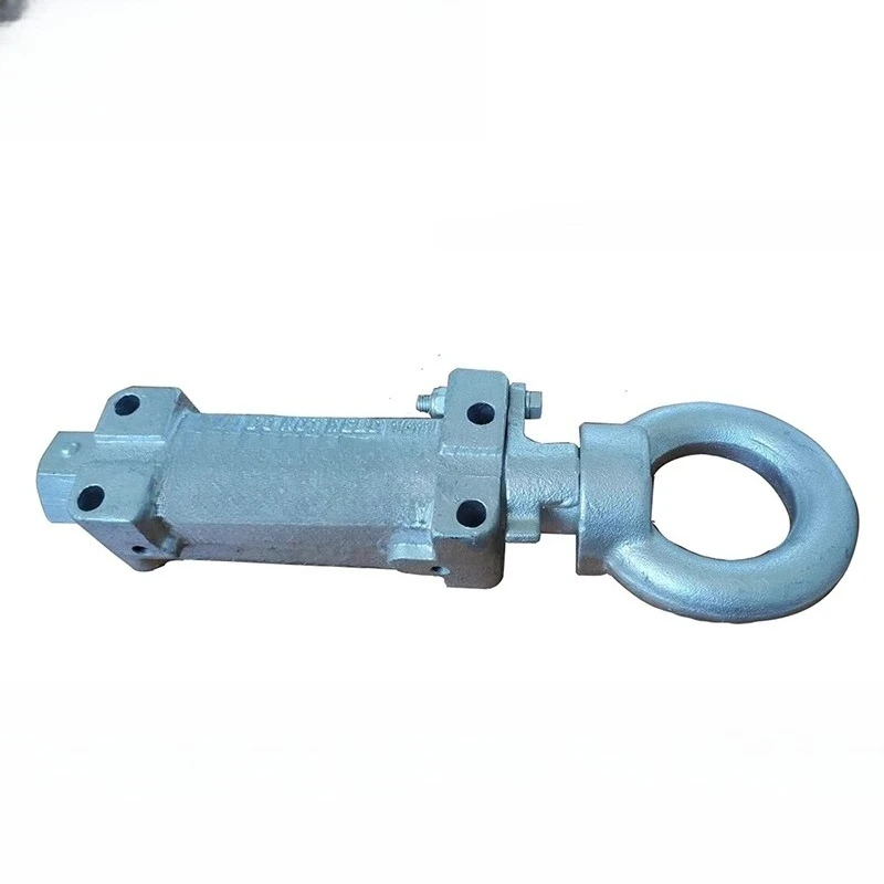 Trailer crash brake connector, ring crash brake ball cover, cast steel buffer tiger head hook connector