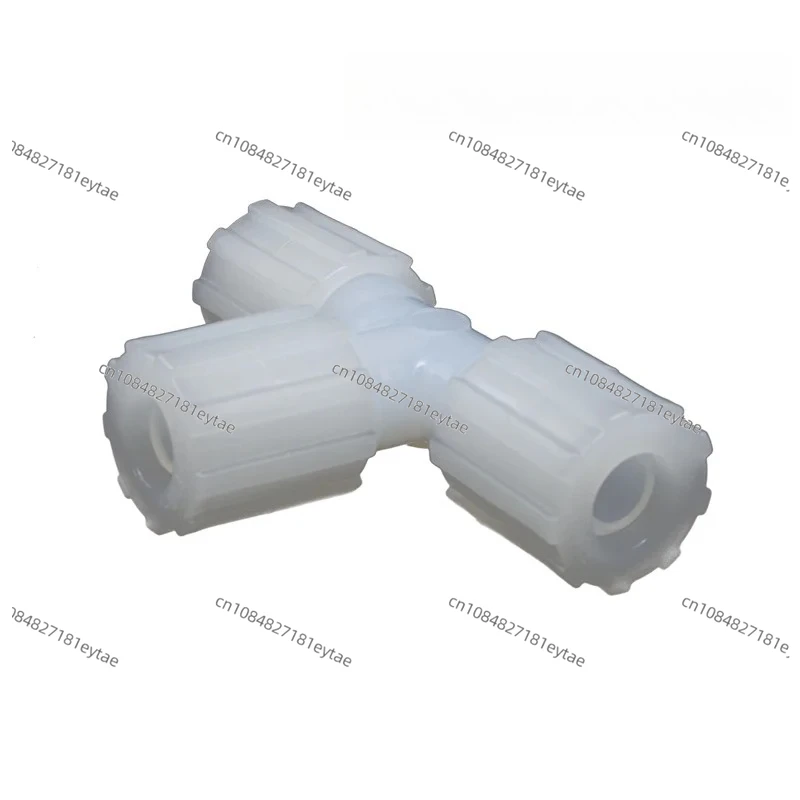 

PFA three-way expansion joint with variable diameter head 1/4 inch to 1 inch PFA variable diameter three-way semiconductor