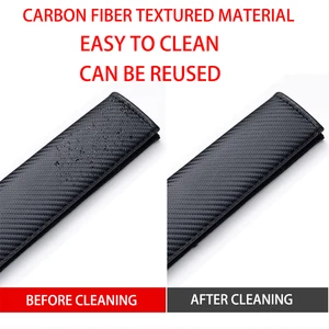 Carbon fiber car seat belt, protective shoulder seat belt, self interior, Honda Civic 10th Gen 8th, 2pcs 8 Main Sales Honda Big Linge Cover - №8