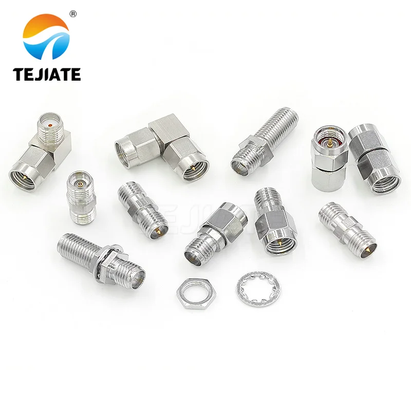 1PCS Stainless Steel SMA 18GHZ RF Adapter SMA Male to Female Coax Adapter Connector NEW Wholesale