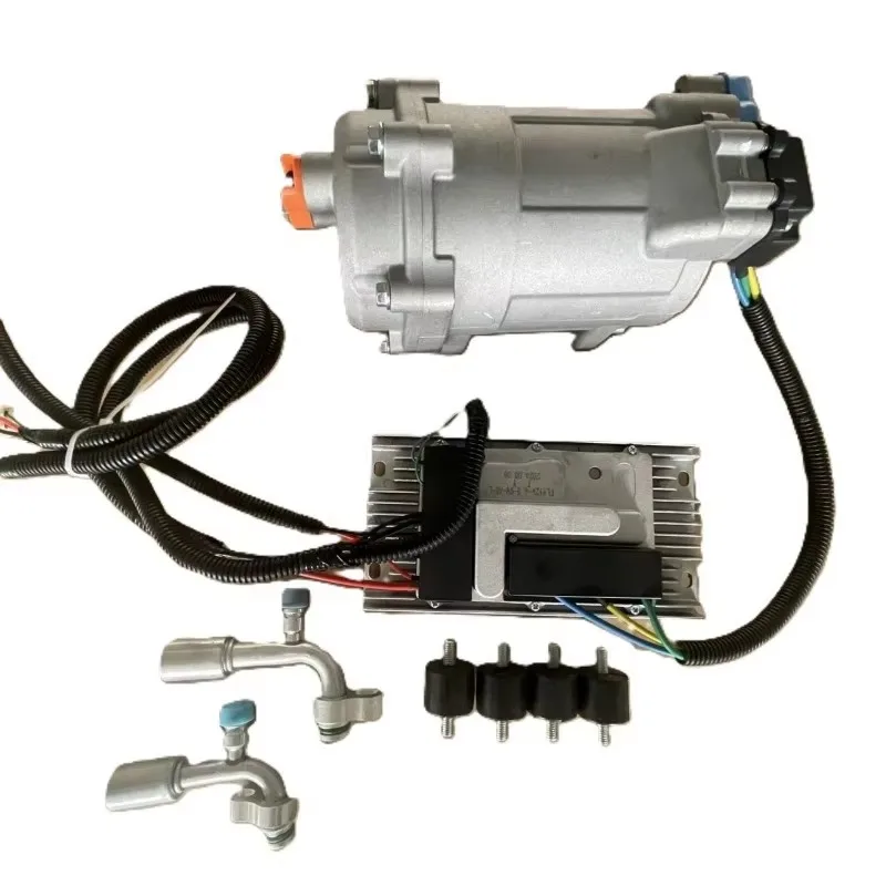 12V 600W / 24V 850W Electric Scroll Compressor, Parking Air Conditioner Replacement Part for Truck RV