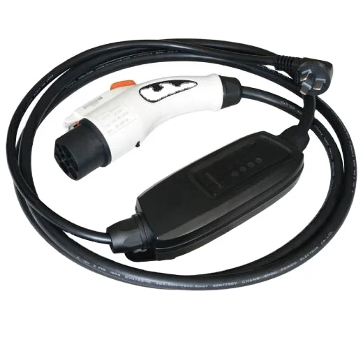 16A evse J1772 Plug to  pin eu schuko plug mode  home use ev charging cable