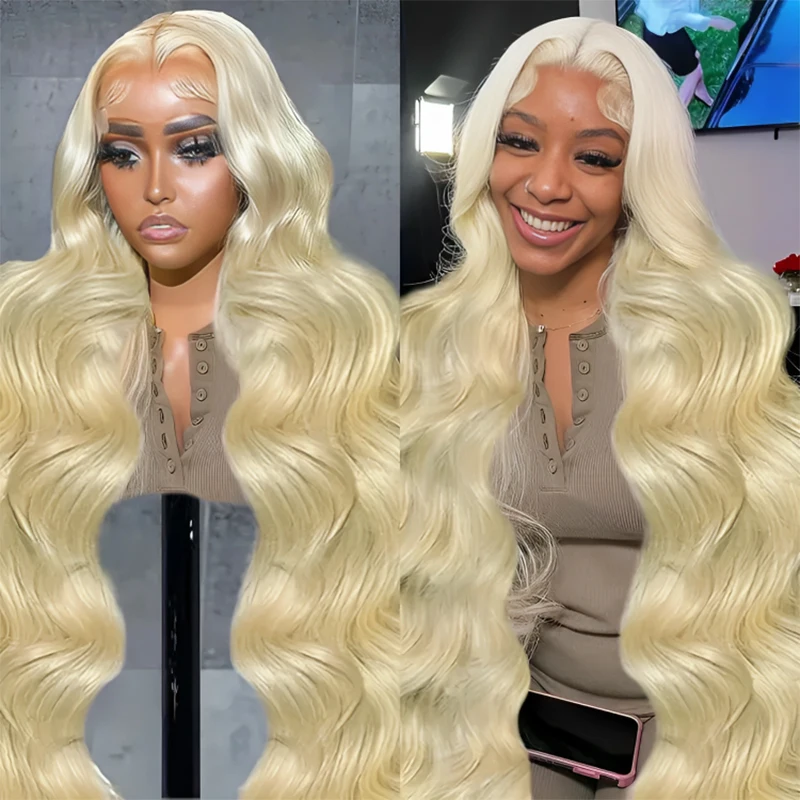 

13x6 HD Transparent 613 Blonde Lace Frontal Human Hair Wigs Body Wave Lace Wigs Tuneful 613 Blonde Lace Front Human Hair Wigs