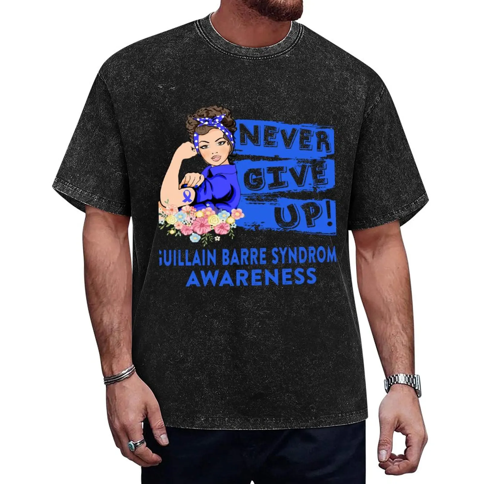 

Guillain Barre Syndrome Heart Support Guillain Barre Syndrome Warrior Fighting T-Shirt oversized luxury clothes men