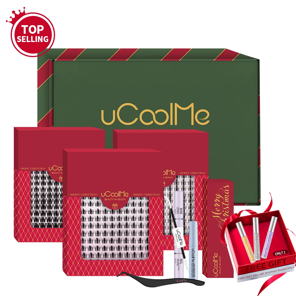 ucoolme-cils-fee-noel-kit-manga-cils-grappe-longue-duree-impermeable-naturel-bricolage-anime-fee-bloom-extension-de-cils