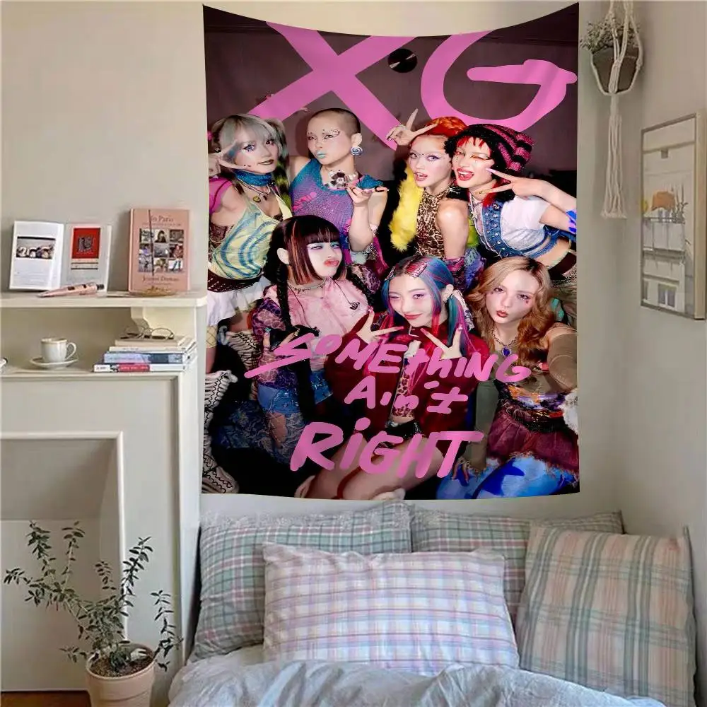 Kpop X-Xg معلقة البوهيمي نسيج رخيصة الهبي الجدار الشنق البوهيمي جدار المفروشات ماندالا الجدار الشنق ديكور المنزل #1