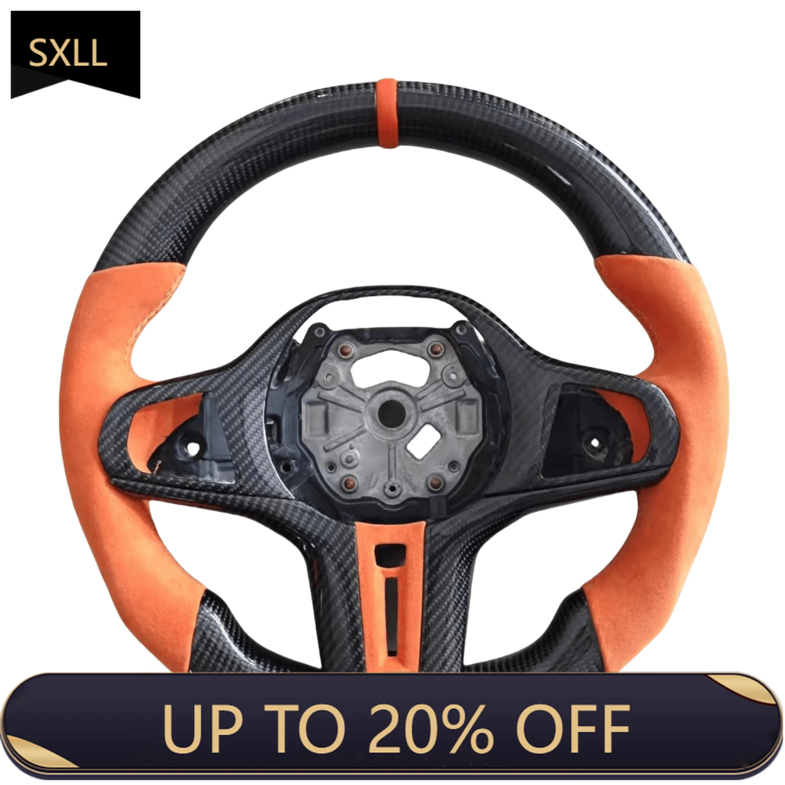 

SXLL G80 steering wheel G82 G30 G38 G20 G28 x1 x2 x3 x4 x5 3 series 5 series high performance carbon fiber m steering wheel