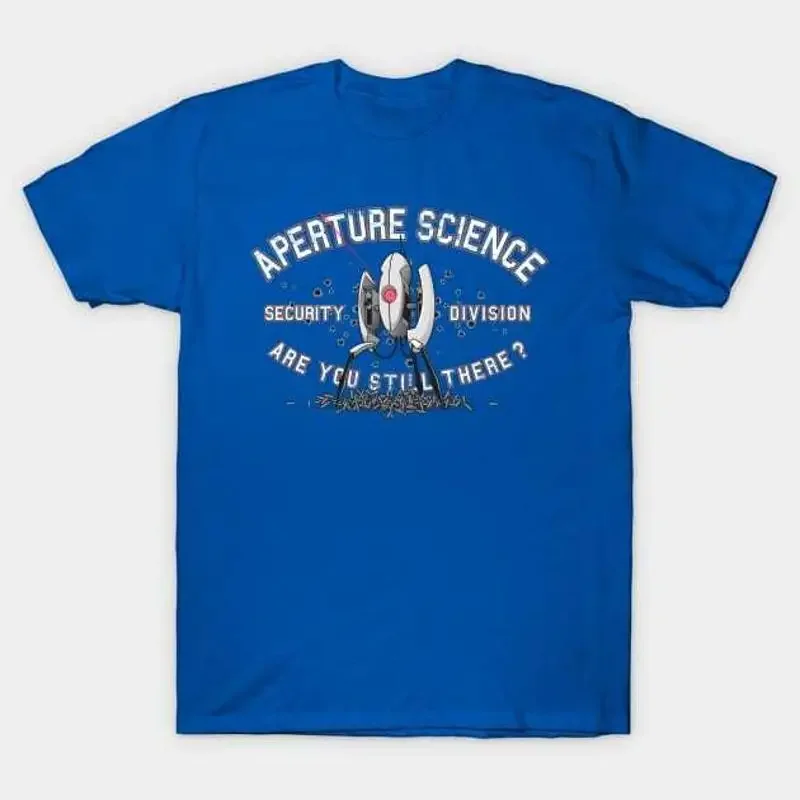 Aperture Science Security Division T Shirt S 5XL Fast Shipping