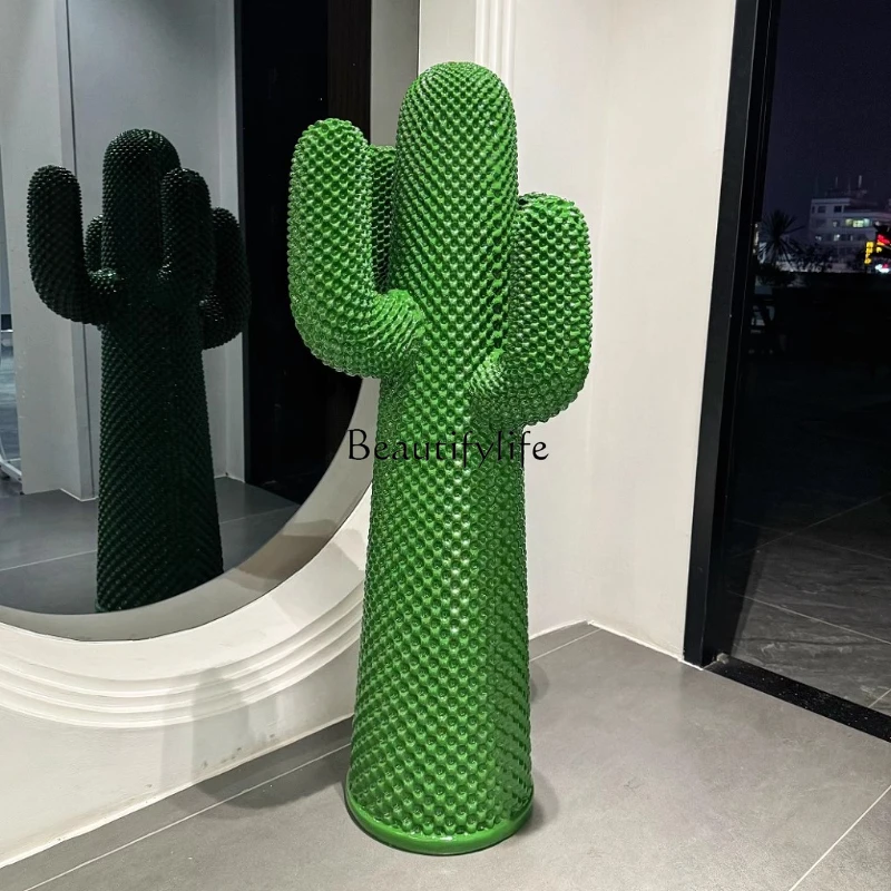 

Simulated cactus large floor ornament green coat rack living room shopping mall decoration