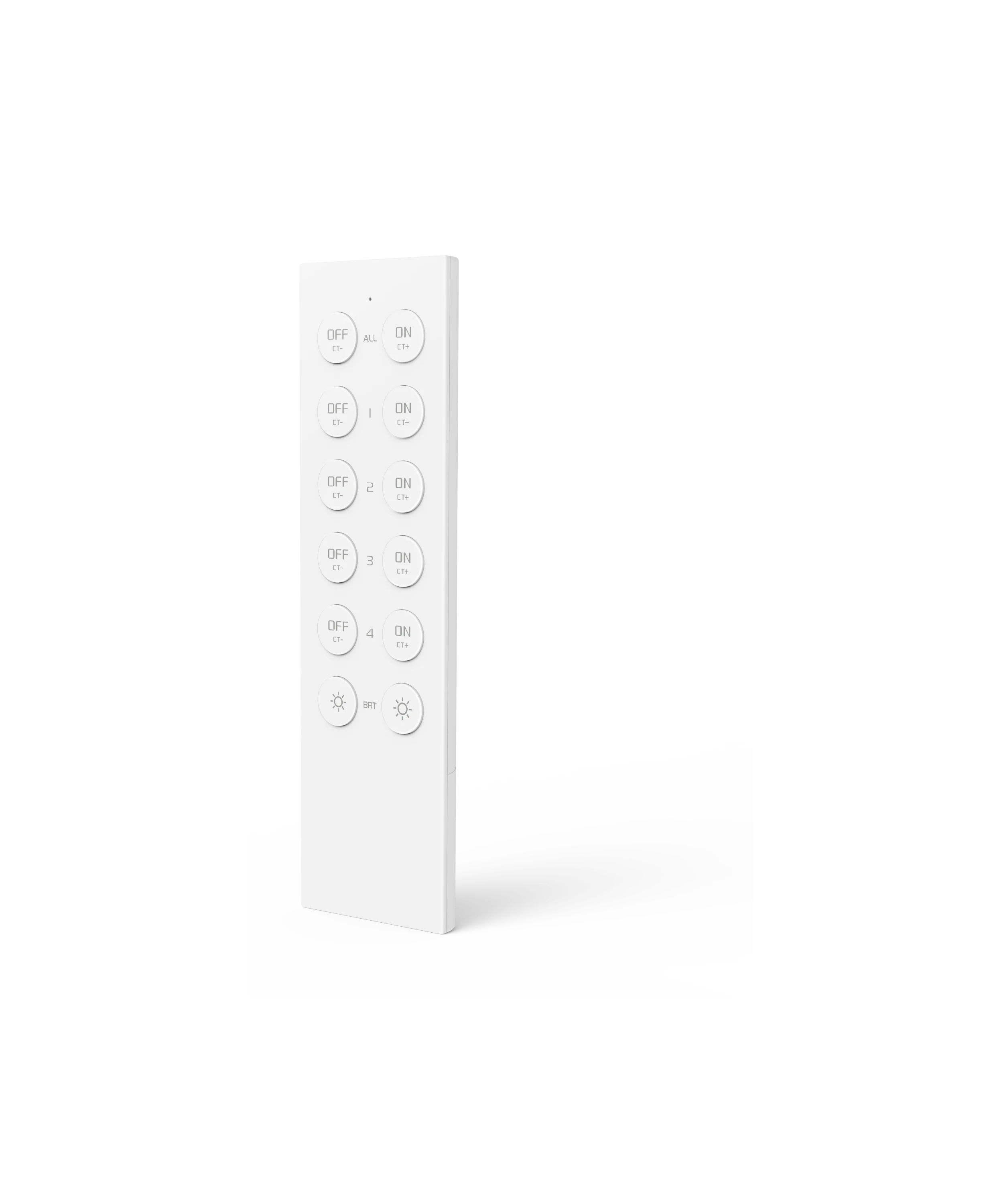 Colour Temperature Remote Control, 2.4GHz RF Remote Control, LED Wireless 4-Zone, Suitable for 3Vdc Domestic Remote Controls