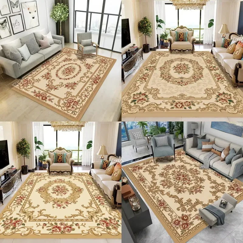 100% New Zealand Wool Hand Tufted Custom Washable Living Room Carpet for Home Car Golf Prayer Plain Design New 1 Piece
