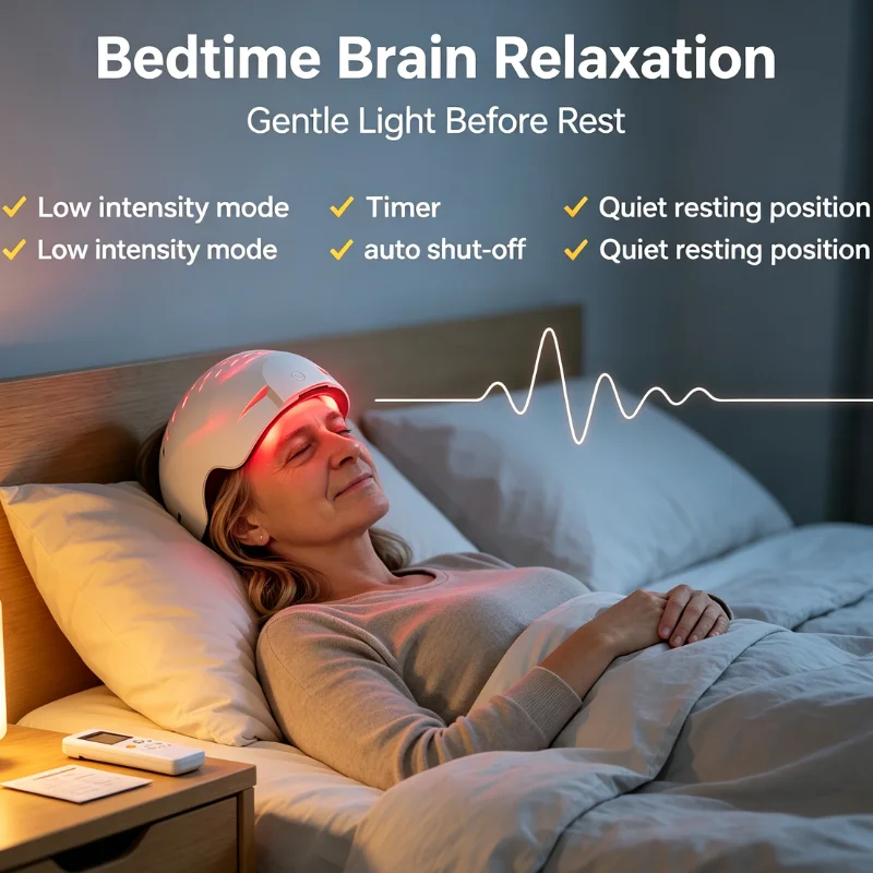 Medical Grade Portable 810nm 1070nm PBM Helmet 436 LEDs 1-20000Hz 4-Zone Control for Home Office Brain Health Care