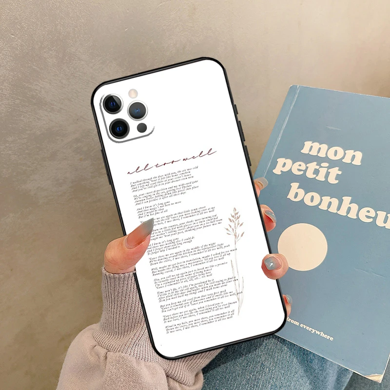 حافظة كلمات جيدة جدًا لهاتف 17 Air iPhone 16 15 14 13 12 11 Pro Max 12 mini XR 15 16 Plus 16e غطاء خلفي