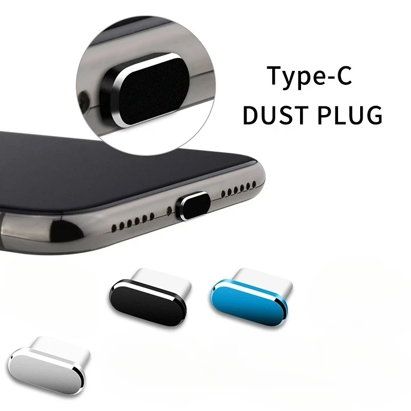

Металлические пылезащитные заглушки типа C, защита от пыли для мобильных телефонов Apple IPhone 15 Pro Max/15 Plus/15 Pro, пылезащитная заглушка Samsung
