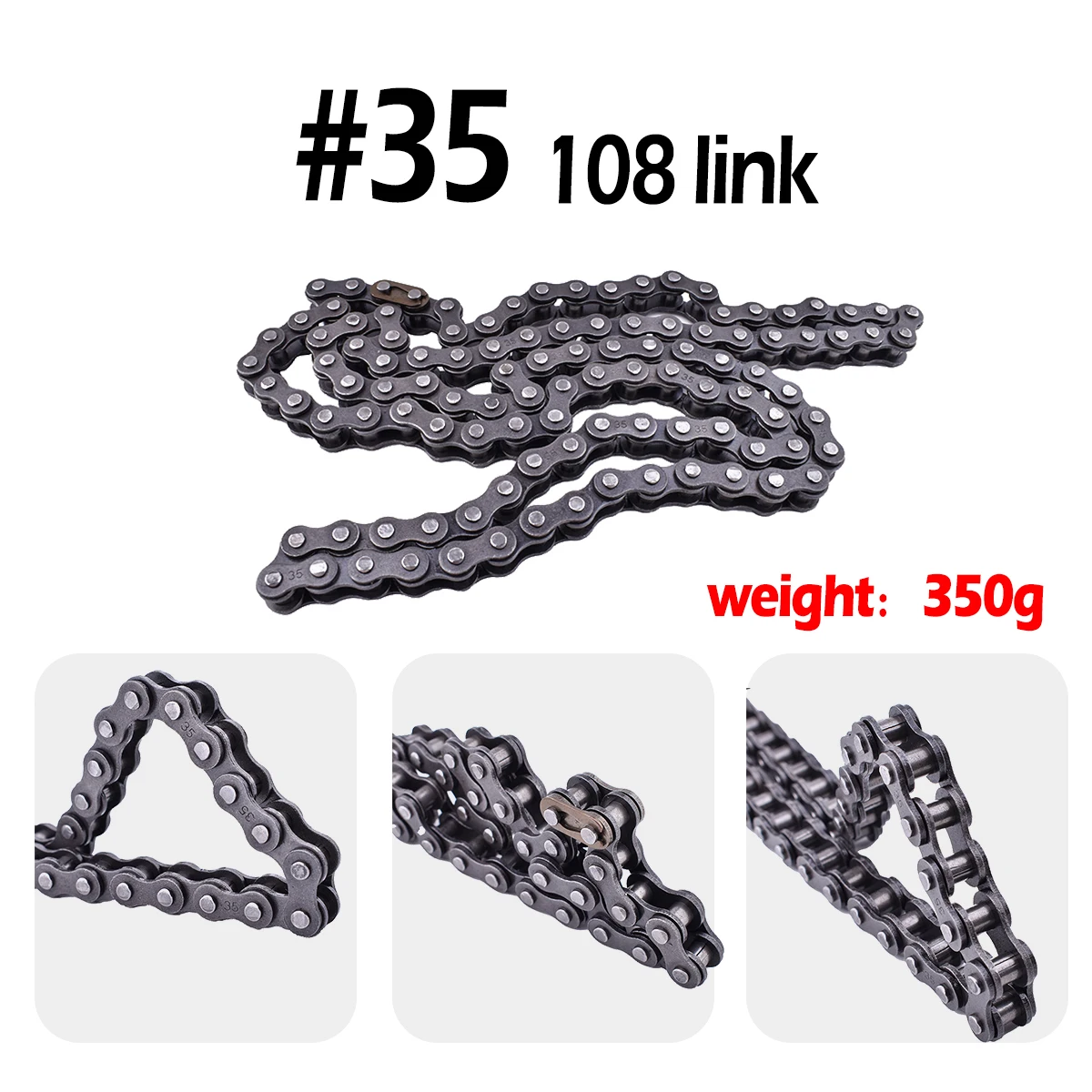 65T Tooth with #35 Chain for Electric Motorcycle Mini Moto ATV Quad Dirt Pit Pocket Bike Scooter Parts Can Use with KR5V Motor