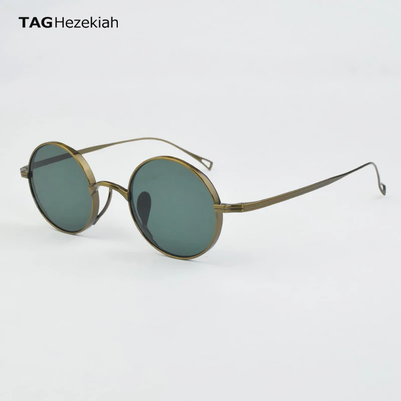 

Fashion Sunglasses Men Retro Pure Titanium Round Eyewear Women Outdoor Driving UV400 Sun Glasses Support Prescription Lens 99