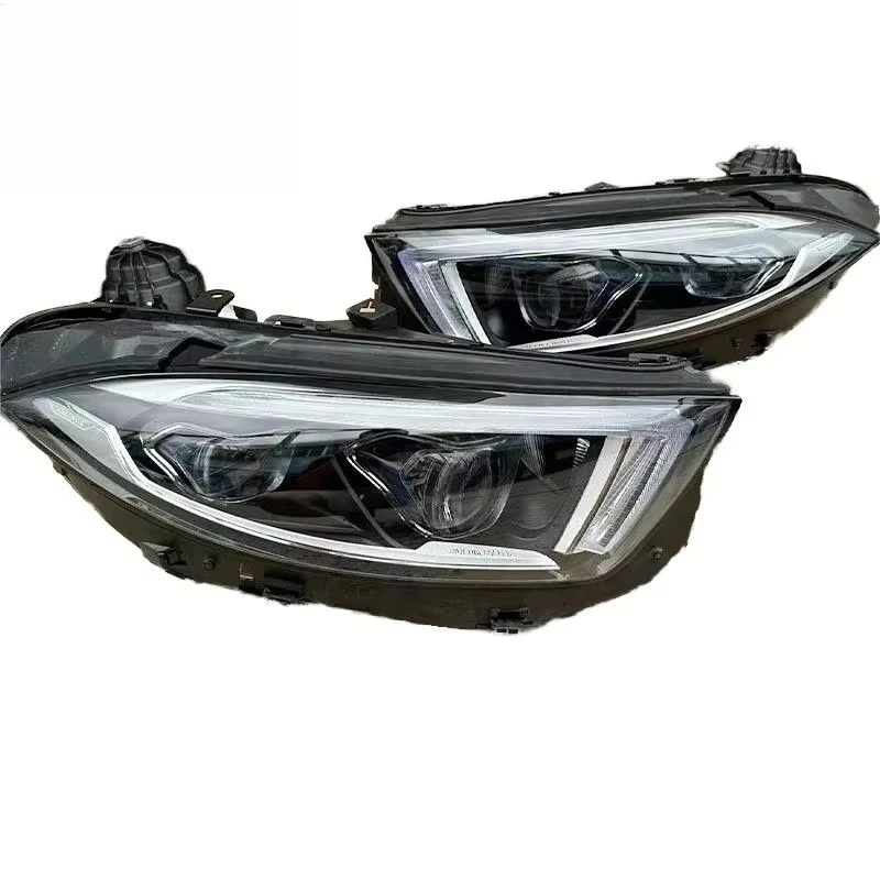 2 PCS Applicable to 2018-2023 for Mercedes CLS W257 LED Geometric Multi Beam Headlights