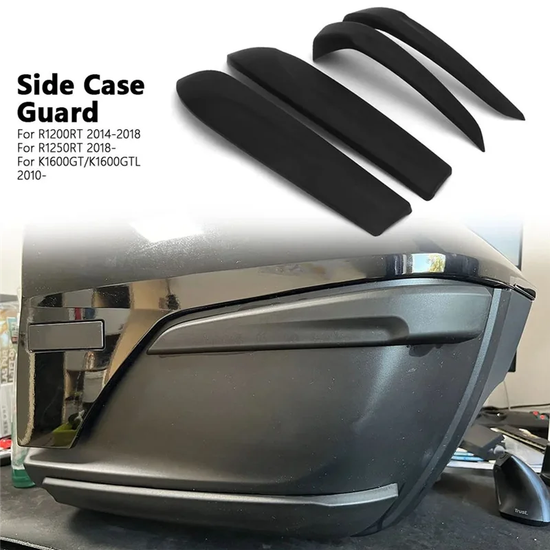 A45f-motocicleta lado tronco painel caso protetor carenagem capa guarda para bmw k1600gt k1600gtl k1600 gt 2010-r1200rt r1250rt
