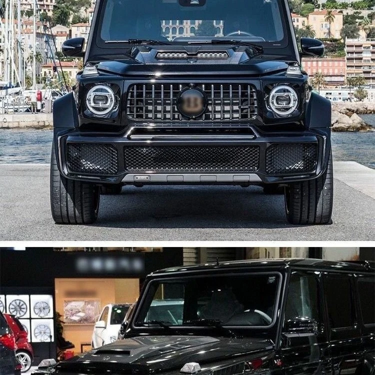 تم تجديد W463G350 G500 G55 G63 G65 Brabus في حامل لوحة الترخيص الاتجاه