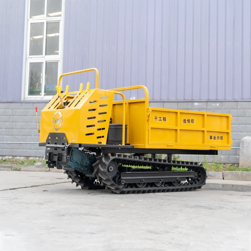 HW1500SL Dumper Crawler Transporter Suitable For Material Unloading Transport Work In Complex Terrain China Factory Custom