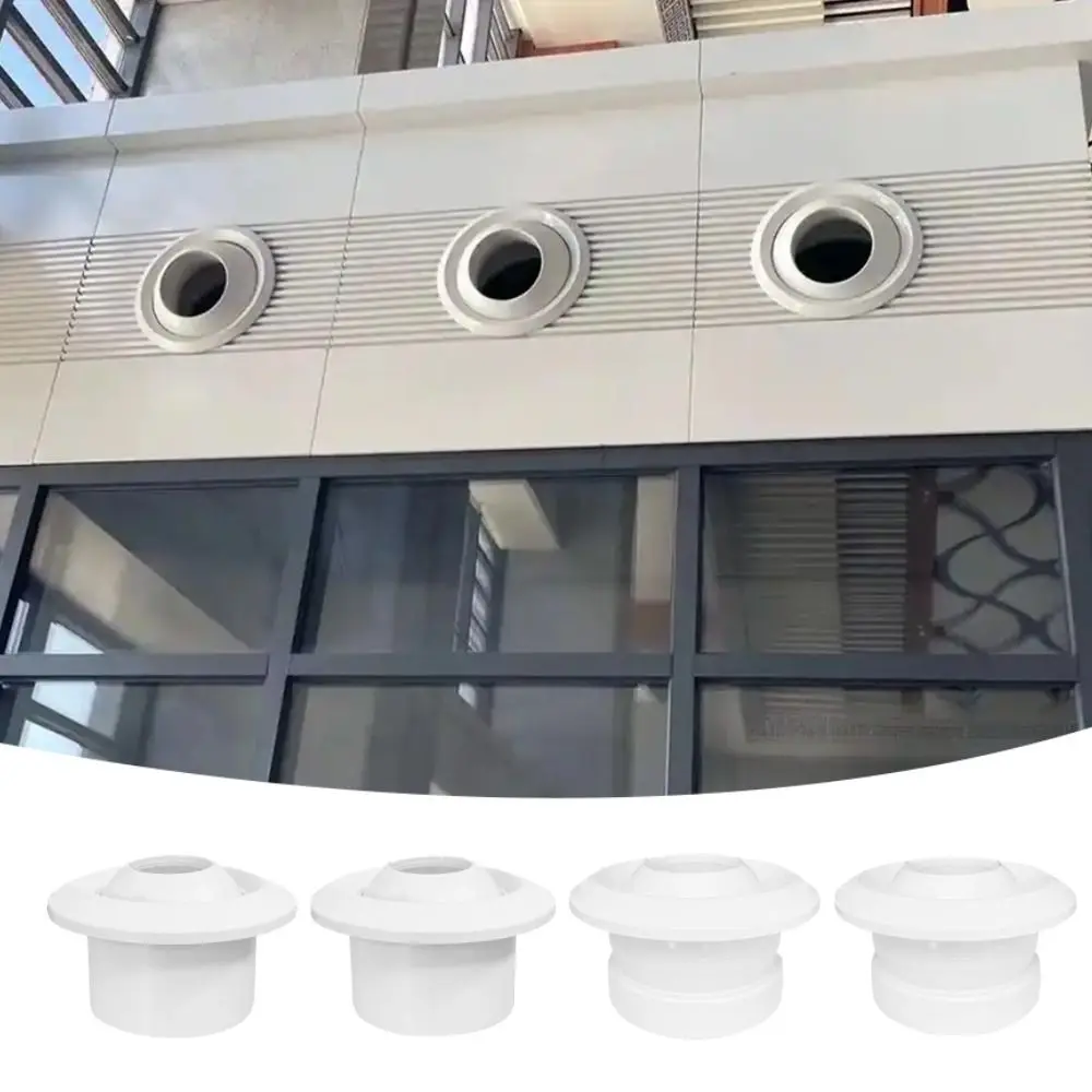 ABS Air Conditioning Exhaust Vents Round 75/100/150/200mm Ventilation Nozzles Adjustable Circular Jet Vents