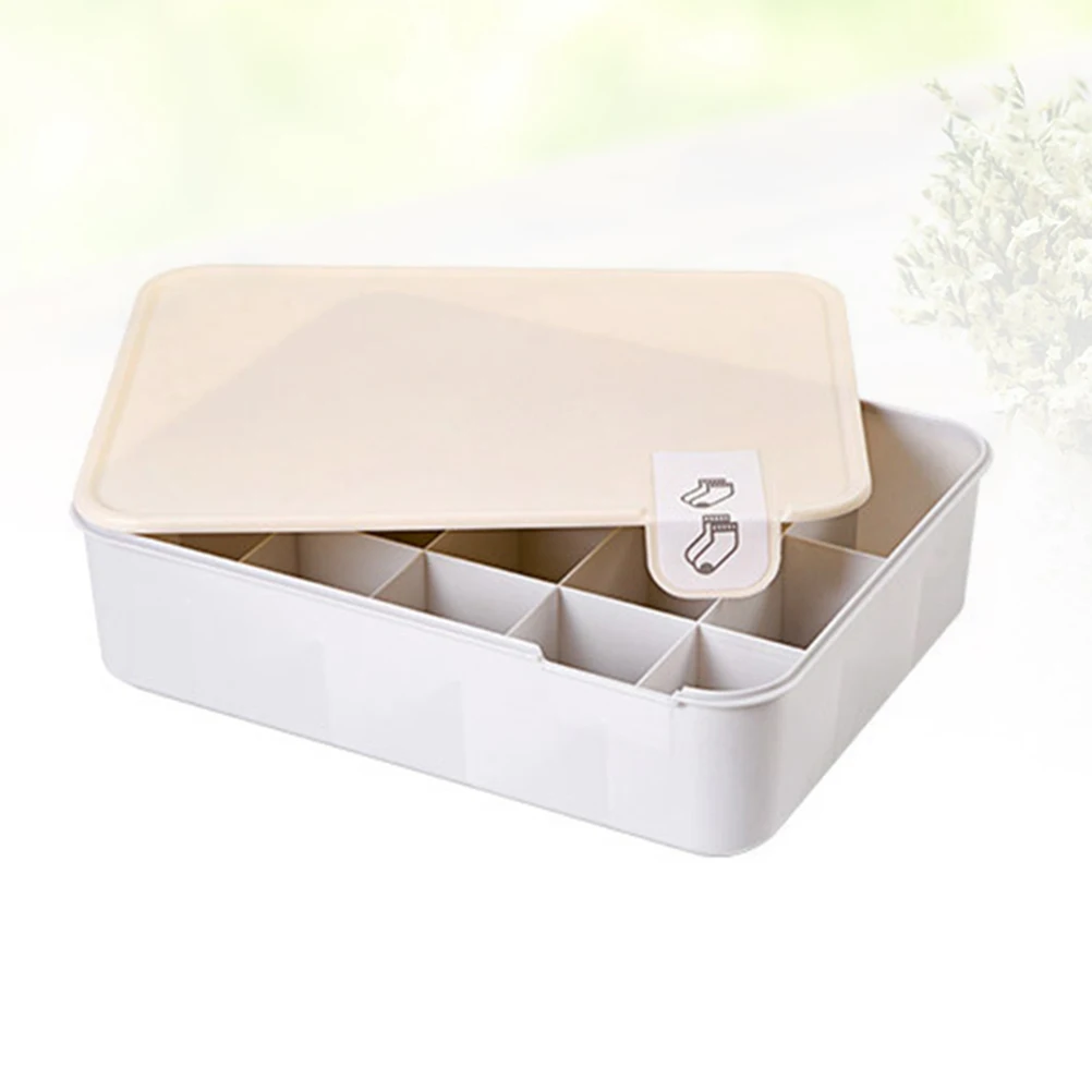 

Underwear Storage Box Sock ganizer Plastic Container for Men Women Pants Lingerie Bra Closet ganization Solution