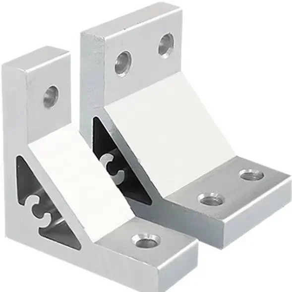 90 degree angle piece angle aluminum 2020 3030 4040 aluminum profile with bracket right bracket aluminum accessories