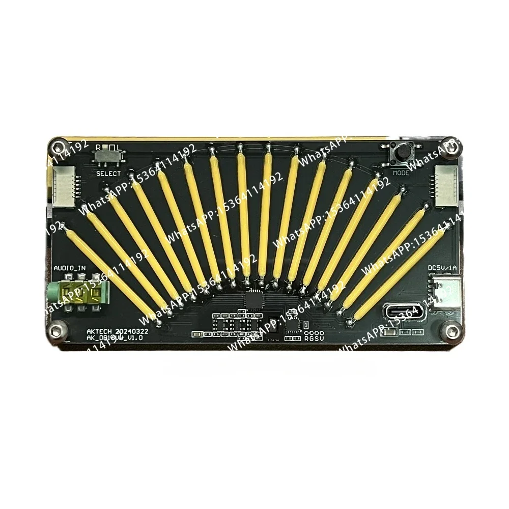 VU Retro Level Indicator Voice-activated 16-bit Music Level Indicator Music Spectrum Display
