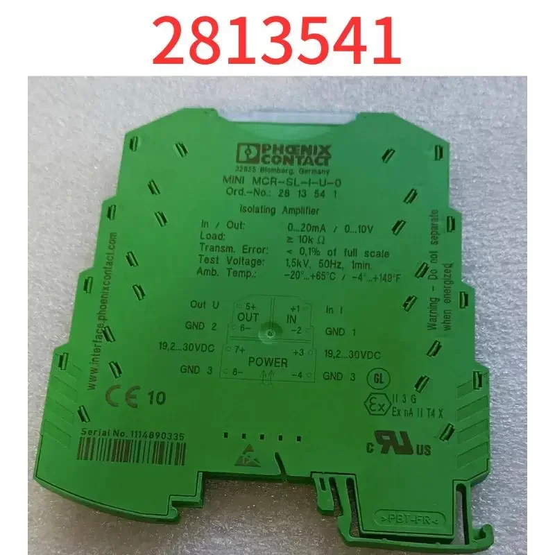 

Brand New Isolation amplifier 2813541 MINI MCR-SL-I-U-0