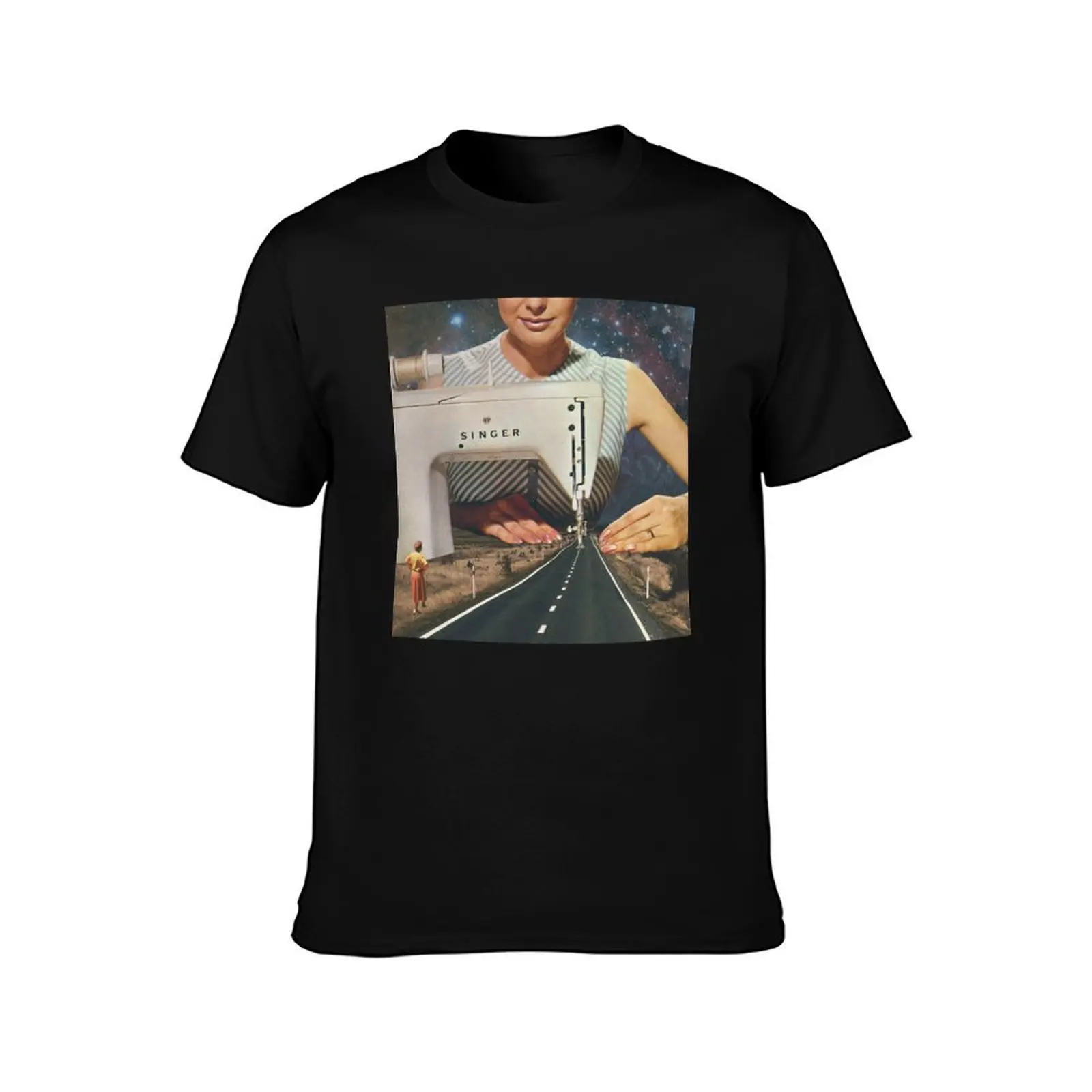 This is how a road gets made - Sewing Machine T-Shirt Anti-Pilling Casual T-Shirt