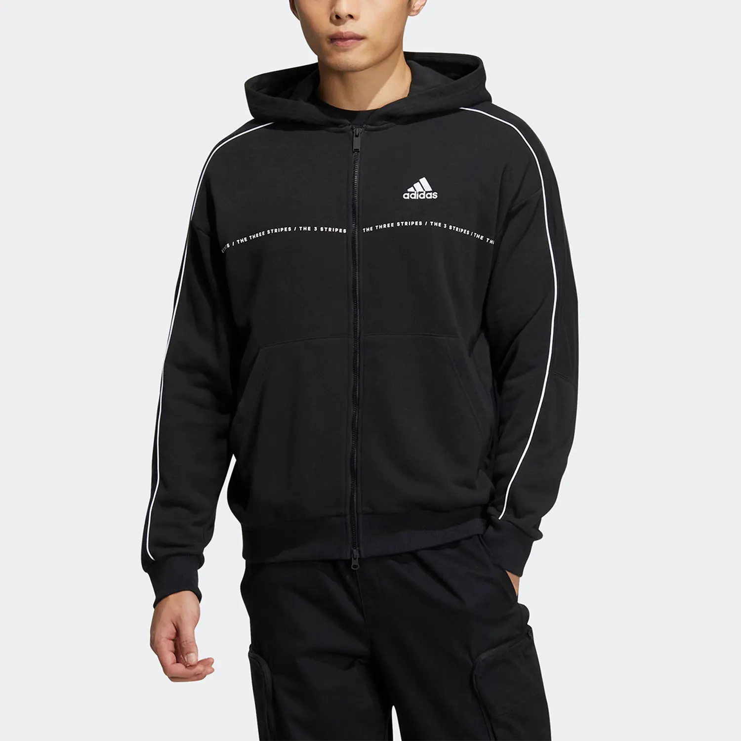 

Adidas Authentic Current Season New Style Casual Hooded Men's Women's Sports Jacket IA9435