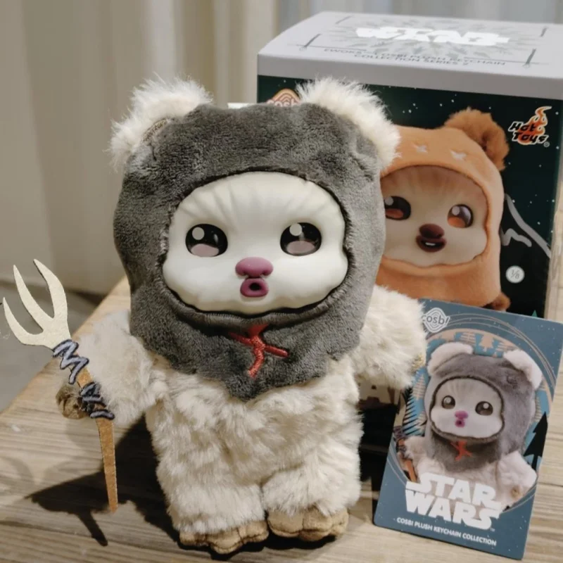 In Stock Genuine Hot Toys Star Wars Ewok Cosbi Pendant Blind Box Series 2 Luke Skywalker Mystery Box Action Figure Surprise Gift view 2