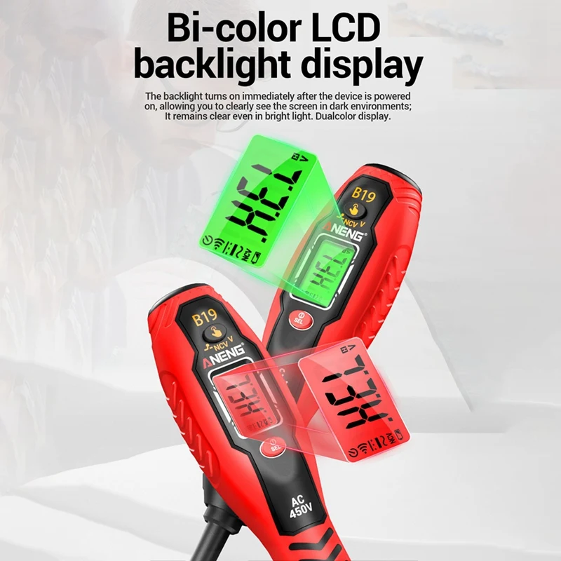 Super Sale ANENG B19 Cross/Word Screwdriver Pen 30-1000V Voltage Digital A