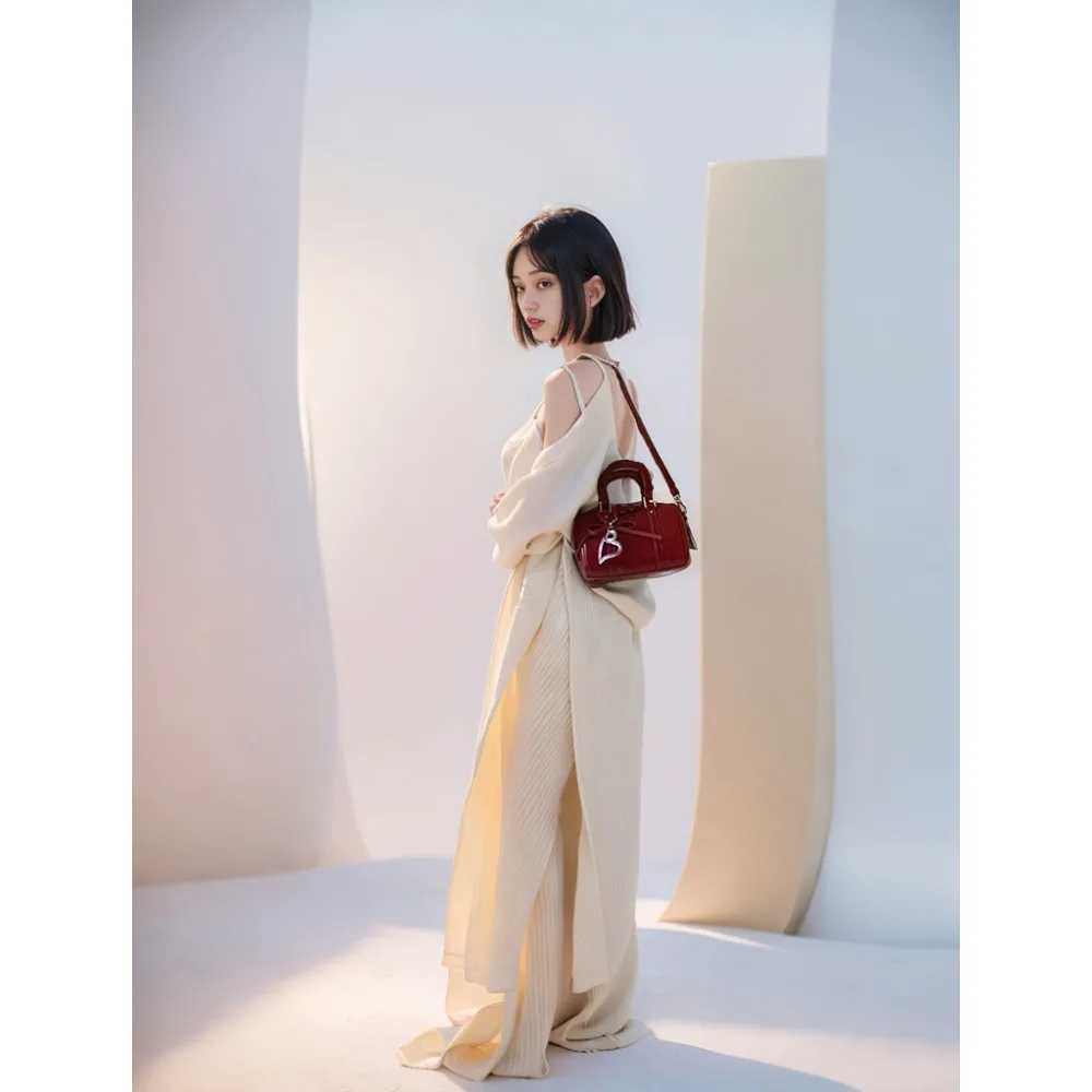 2025 جديد السيدات وسادة حقيبة الزفاف مأدبة احتفالية حقيبة يد الموضة الحلو المتخصصة حقيبة الكتف Crossbody #6