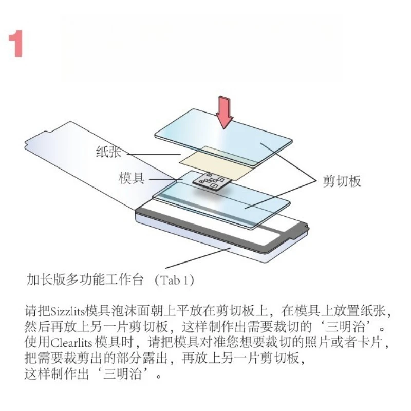 A4 Manual Die Cutting and Embossing Machine for Scrapbooking Art Paper Tools
