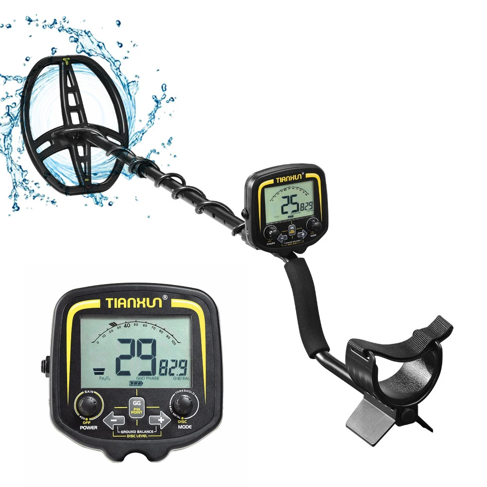 

Professional Underground Metal Detector TX-850 LCD Display Gold Digger,Treasure Hunter with 11inch High Sensitivity Search Coil