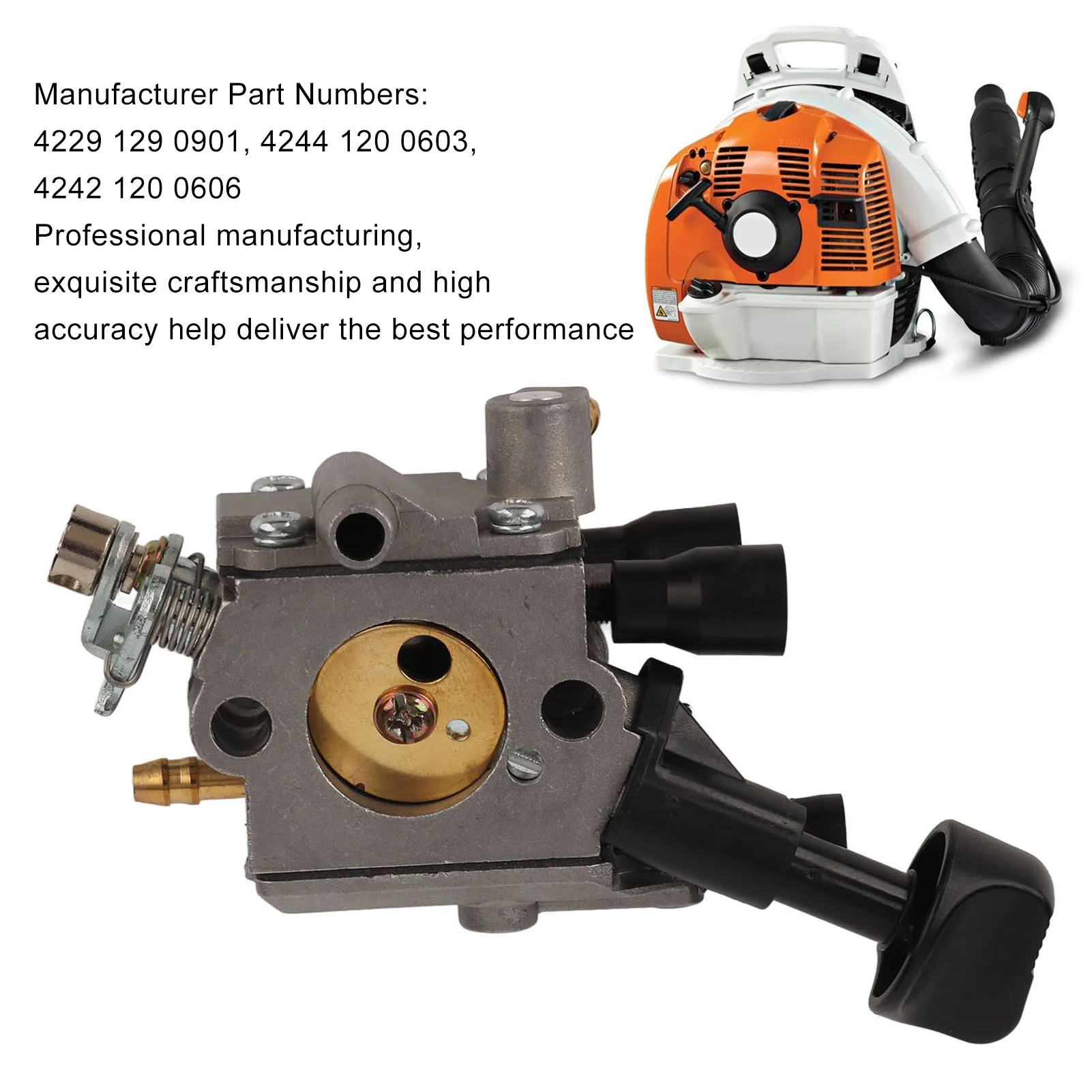 4244 120 0603 Carburetor Replacement for STIHL BR350 BR430 BR450 BR450C EF SR430 SR450 4229 129 0901 Backpack Blowers Carburetor