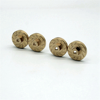 FORW-40Pcs Heavy Duty Brass Wheel Hex Adapter Balance Weight For AXIAL SCX24 90081 Upgrades 1/24 RC Crawler Car Parts