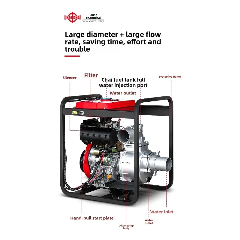 JX-26  Water Pump High Pressure Household Agricultural Irrigation High Lift Clean Water Pump Original