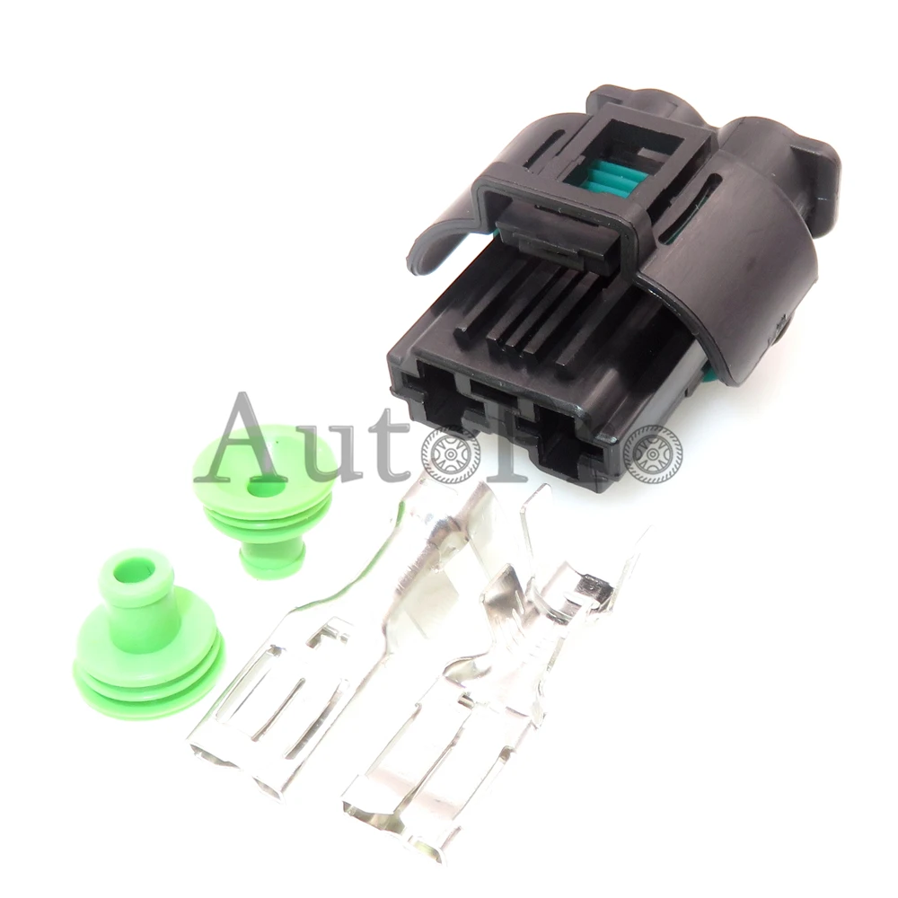 1 Set 2 Way 1544317-1 1544678-2 AC Assembly Car Waterproof Large Power Current Plastic Housing Plug Auto Fan Motor Cable Socket