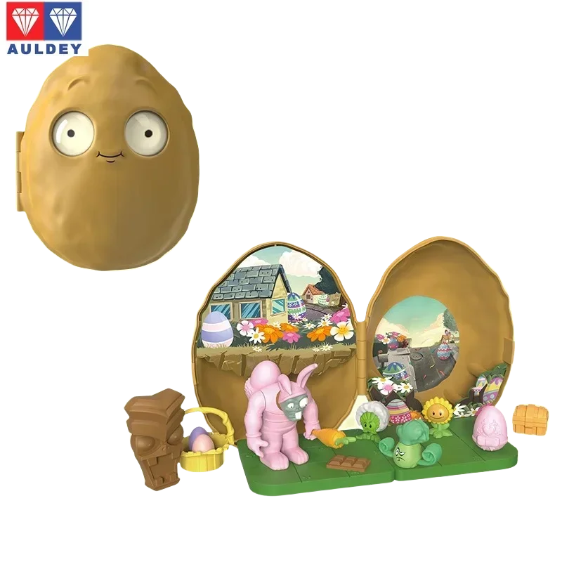 ​ Auldey Plants vs Zombies 2 Zombie Attack Surprise Nut Wall Blind Box - อย่างเป็นทางการของเล่นสะสมสําหรับเด็ก, สุ่มของขวัญรูป