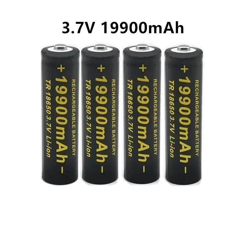 Free Shiping 2024 100% new 3.7V 18650 battery 19900Mah high capacity battery, lithium-ion battery for flashlight batteries