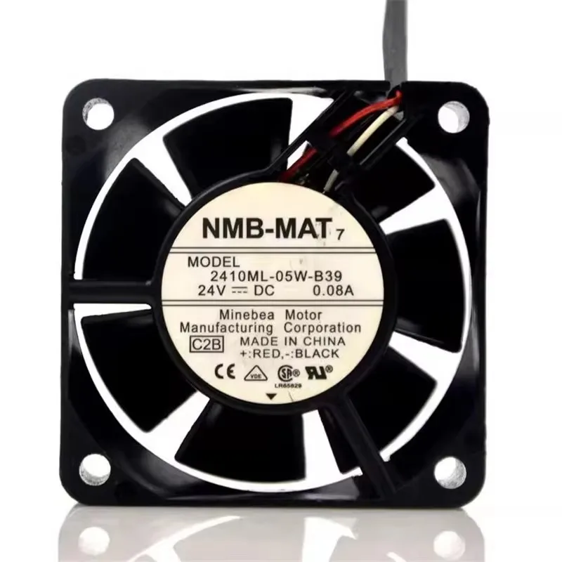 

Original 60 * 60 * 25MM 24V 0.08A 6CM dual ball frequency converter Cooling fan 2410ML-05W-B39