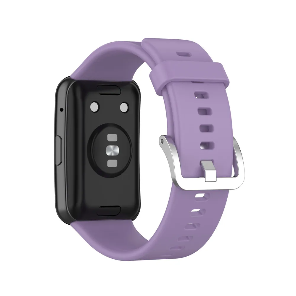 BEHUA Buntes Silikonarmband für Huawei Watch Fit Original Smartwatch-Zubehör, Handgelenksband mit Werkzeug, einfache Anpassung – Detail 33
