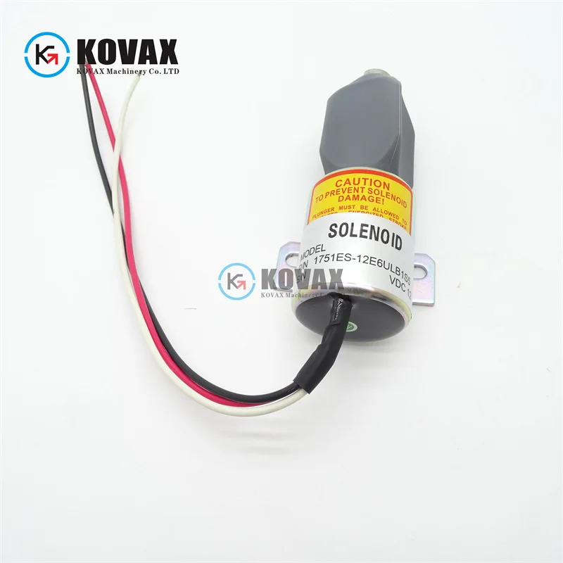 

Excavator mechanical parts 1751ES-12E6ULB1S5 12V shut-off solenoid valve 1700-1512 excavator