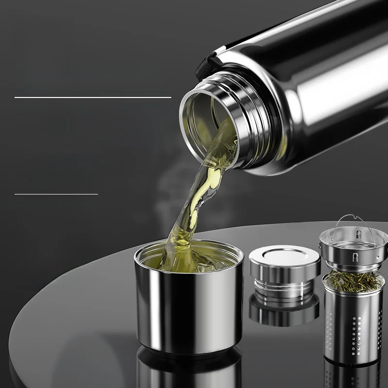 

Large Capacity Stainless Steel 316 Insulated Mug Men's Outdoor Full Steel Water Cup Vacuum Flask Durable Thermal Pot