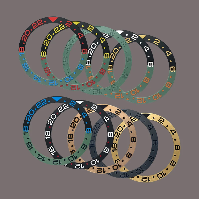 

38mmx30.6mm Curved Matte Ceramics Bezel Insert Fit for SKX007 SKX009 SRPD SUB Seamaster 300 Watch Case Bezel Ring Repair Parts