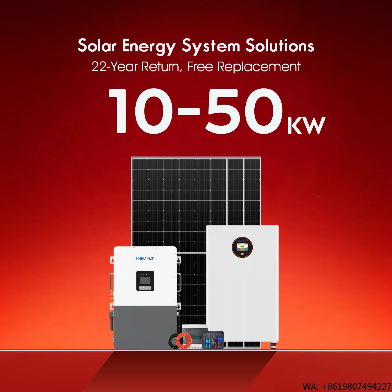 Hybrid Off Grid Solar Power System With LiFePO4 Battery 1kW 5kW 10kW 15kW 20kW 50kW Solar Energy System Power Station