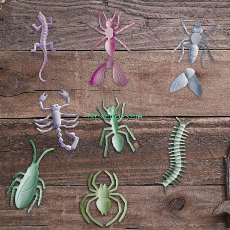 E15E Easy Clean Silicone Insect Mold For Halloween Party Decorations Mould